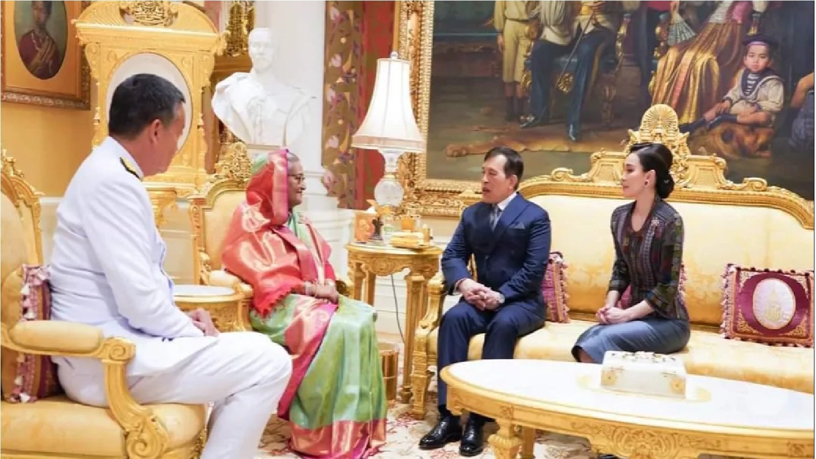 PM Hasina meets Thai royals in Bangkok