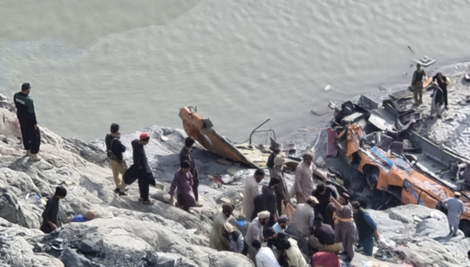 Bus falls into ravine in Pakistan's far north, killing 20